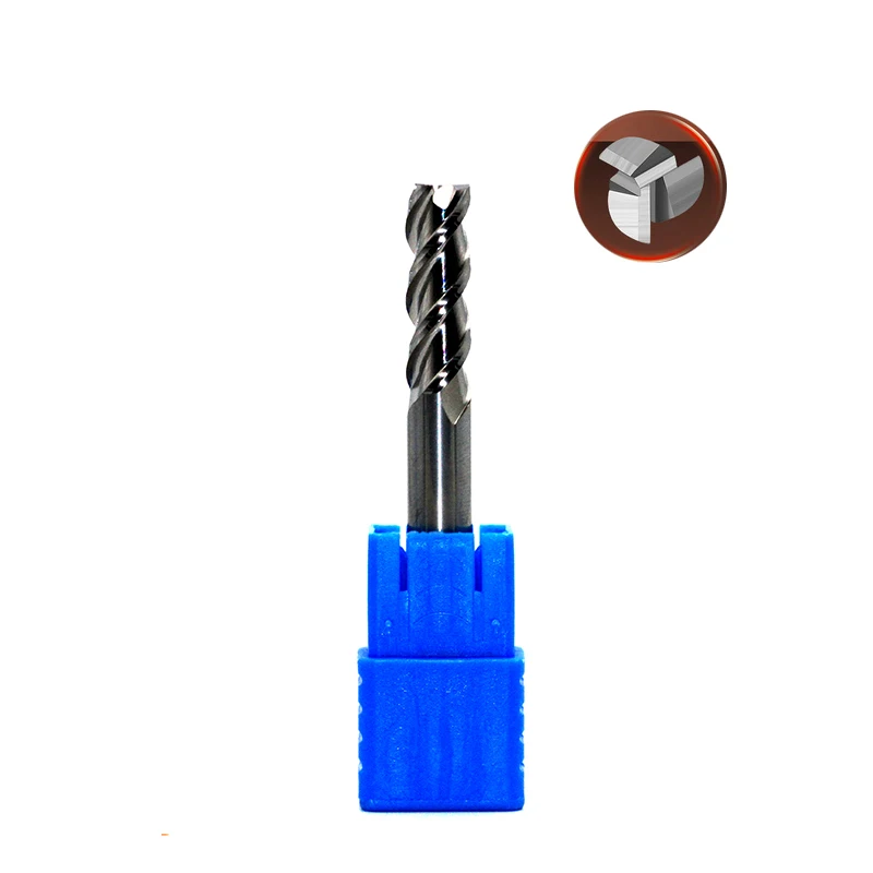 

HRC50 1PCS 3mm Aluminum Milling Cutter D3X9LXD3X50L 3Flute Aluminium End Mill Cutter Extended Milling Router Bit Cutters