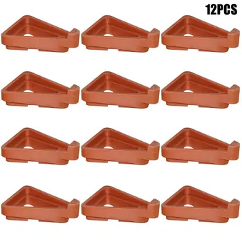 

12pcs Invisible Risers Supports Triangle Display Plant Pot Feet Practical Toes Indoor Outdoor Non Slip Garden Flower Bonsai