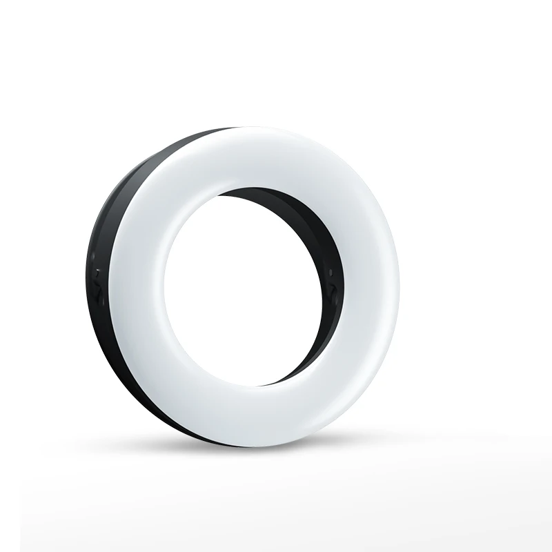 Portable LED Selfie Ring Light Flash For Mobile Phone Laptop Fill Light For Youtube VK Video USB Rechargeable Clip Ring Lamp