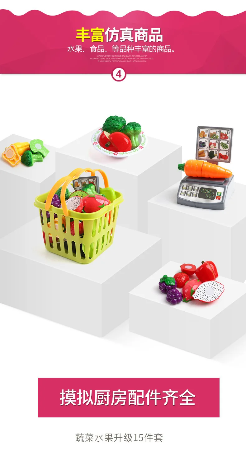 NUKied подлинный продукт Модель слайсер кухня xiao ti lan и овощи фрукты маленькая кухня I healed игровой набор «Дом»