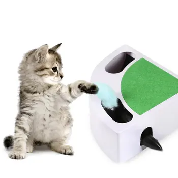 

Pet Hidden Cake Mouse Cat Toy Fully Automatic Multifunctional Cat Bite-resistant Timing Cake-shaped Toy Battery