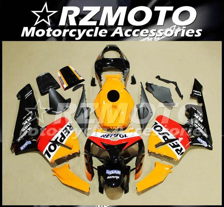 

4 Gifts New ABS Motorcycle Full Fairing Kit Fit for CBR600RR F5 2005 2006 05 06 cbr600 600RR body set repsol