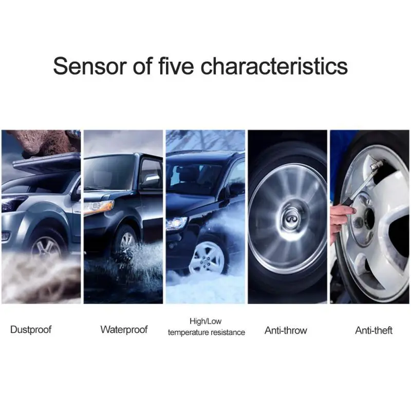 Мотоцикл TPMS ЖК-дисплей беспроводной водонепроницаемый давление в шинах внешний датчик для парковки