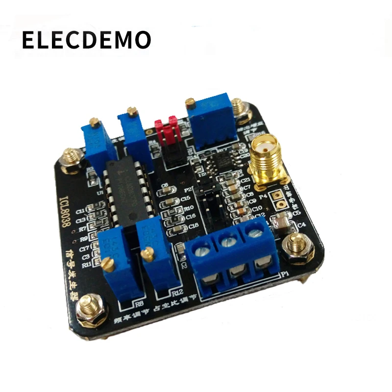 ICL8038 low frequency signal source signal generator module sine wave triangular wave square wave waveform generation