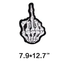 Череп патчи с вышитым значком для детей в стиле «хип-хоп» куртка тепло вырезаный 3 дюймов переводная картинка поддержка индивидуальный дизайн по индивидуальному заказу возможно только для нас