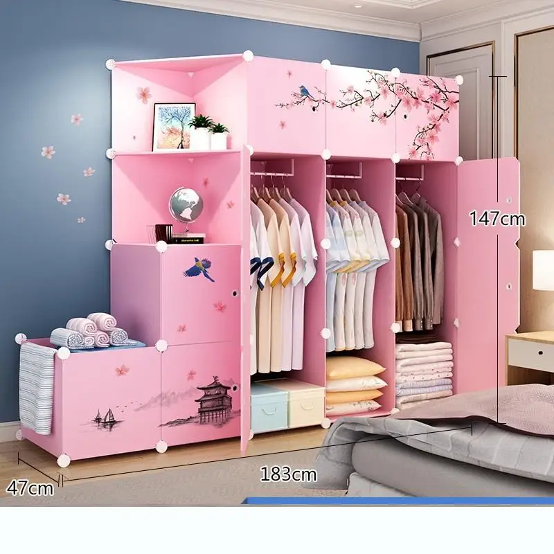 MODEL R Комод Penderie Rangement Chambre Ropero Armario Tela Mobile Per La Casa шкаф Guarda Roupa шкаф мебель для спальни шкаф - Цвет: MODEL R