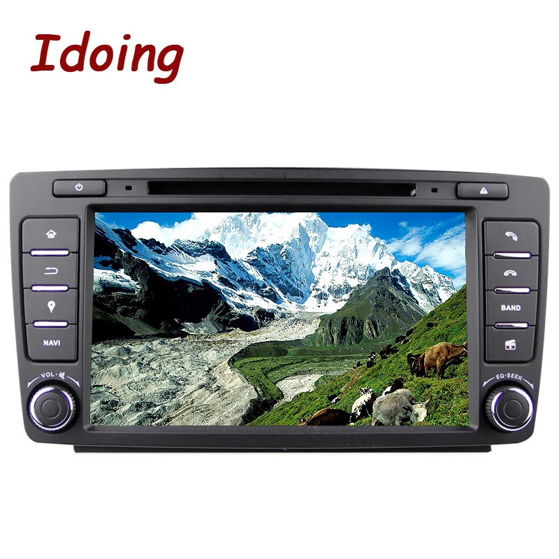 Idoing 2GB + 16G Руль 2Din Android6.0 для Skoda Octavia 2 Автомобильный DVD мультимедийный плеер