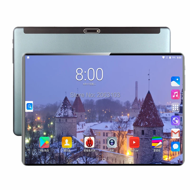 

2020 New 10 inch Tablet PC Octa Core 8GB RAM 128GB ROM Android 9.0 Dual SIM Card GPS 8.0MP 3G 4G LTE Tablet 10 10.1 Unlock