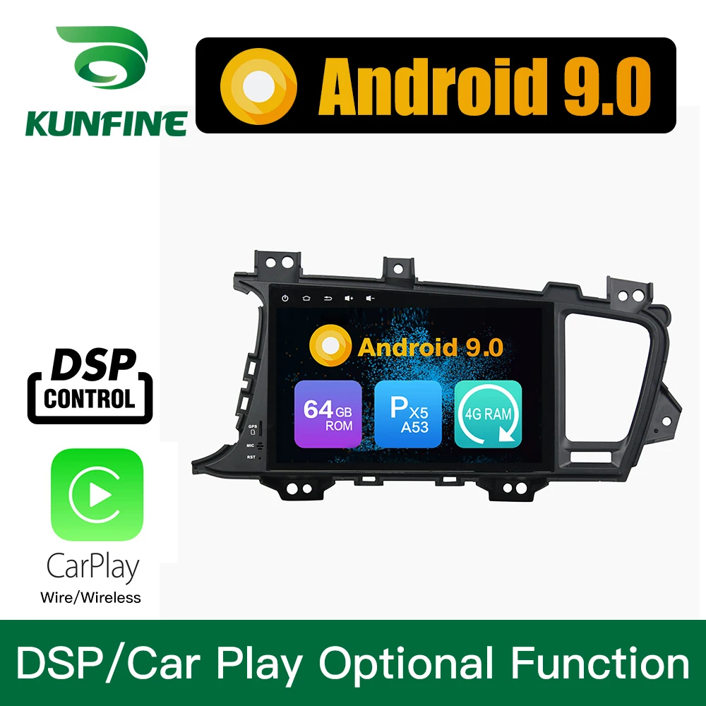 

Android 9.0 Octa Core 4GB RAM 64GB ROM Car DVD GPS Navigation Multimedia Player Car Stereo for Kia K5 Optima 2014 Radio