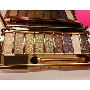 

New 9 Colors Glitter Eyeshadow Eye Shadow Palette Makeup Cosmetic with Brush Set SCI88