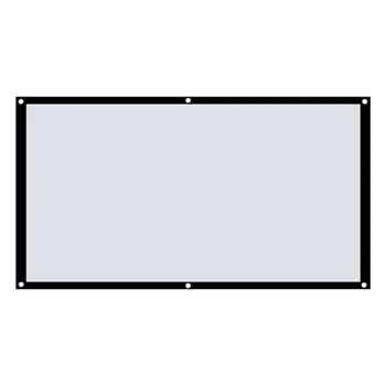 

Large 16:9 Foldable Design Home Projection Screen Film Theater Outdoor 60/72/84/100/120 inch Movie Video Screen For Projector