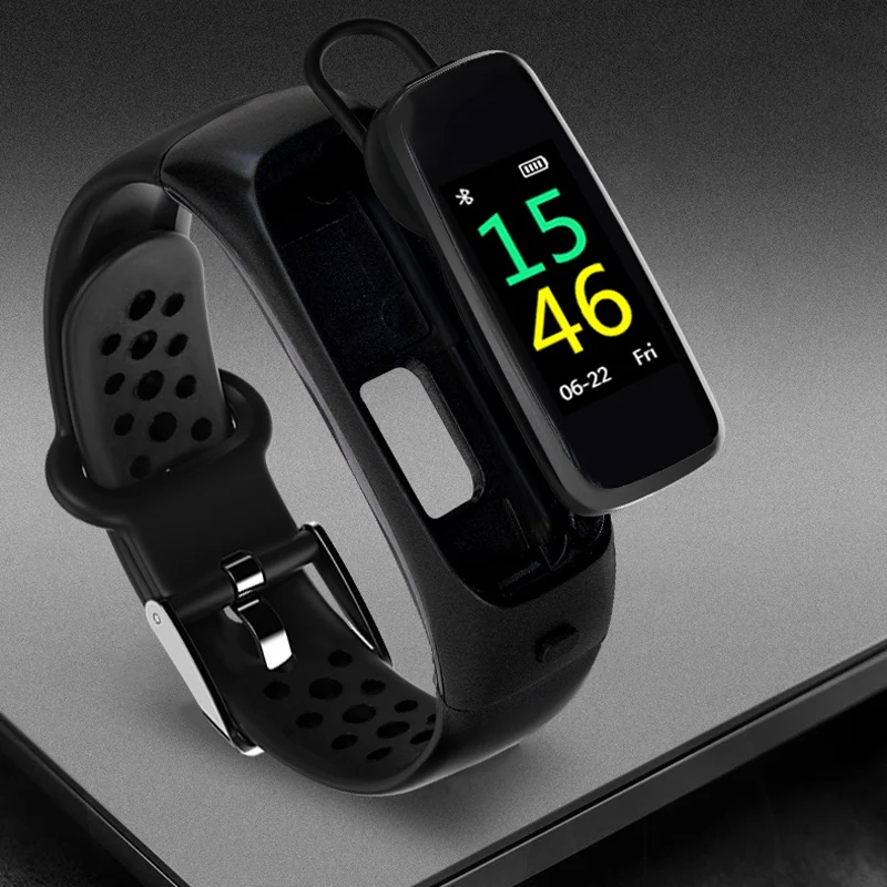 L898 Bluetooth Earphone With Monitoring Heart Rate Sport Smart Watch Wristband V5.0 Stereo Wireless Bluetooth Headset Men Women