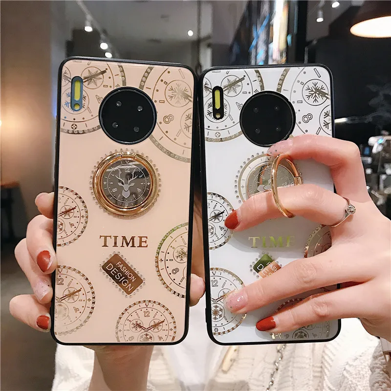 Блестящие чехлы с бриллиантами для Huawei Mate 30 20 X Pro PSmart P Smart Z Y9 2018 Y7 2019 Роскошный