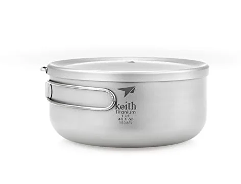 Keith titanium Ланч-бокс(Ti5329 - Цвет: silver grey