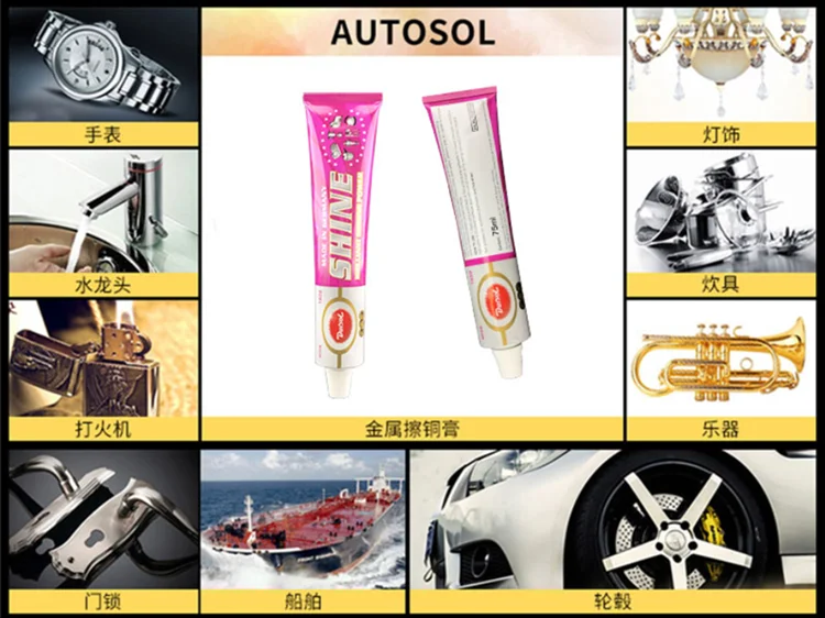 Немецкая Odyssey AUTOSOL металлическая Чистящая паста для дома из нержавеющей стали посуда полировка провинции медная паста