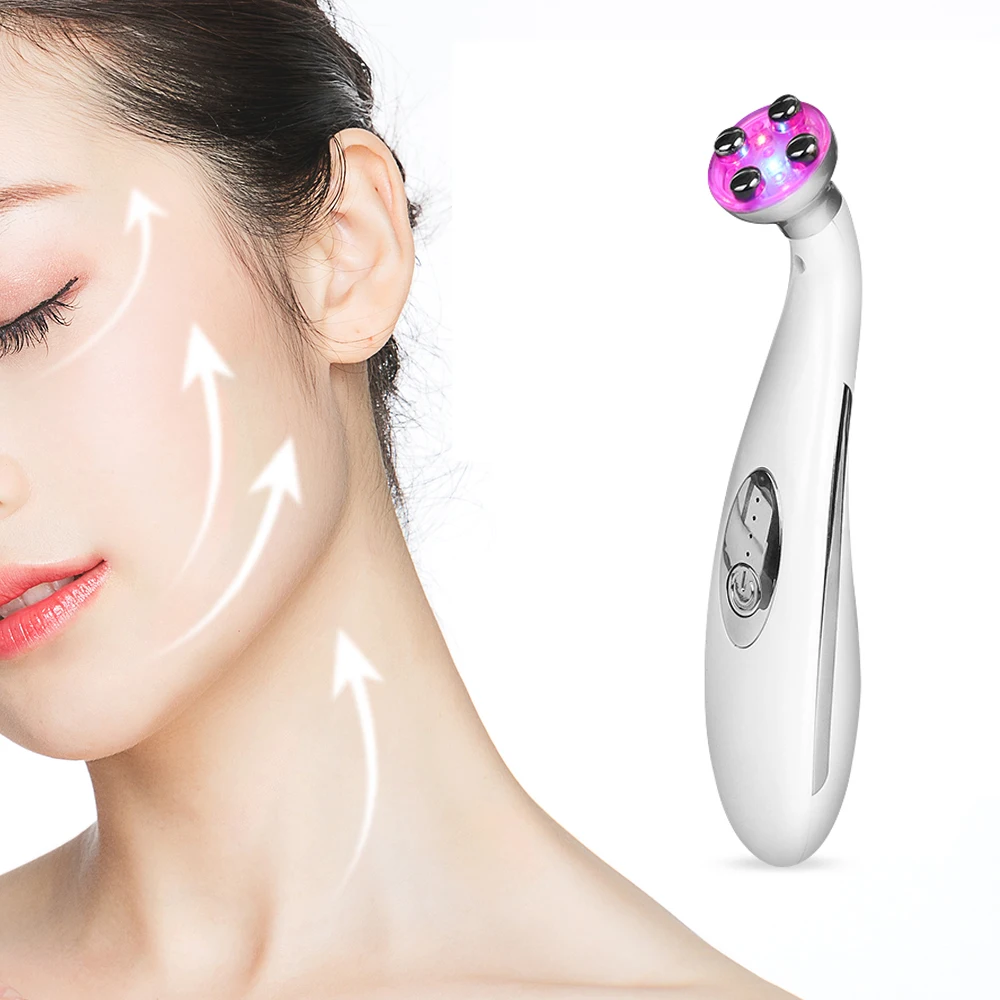 

Microcurrent LED Phototherapy Face Massager Anti-Aging Neck Wrinkle Dark Circle Removal Rejuvenation Current Beauty Care tool