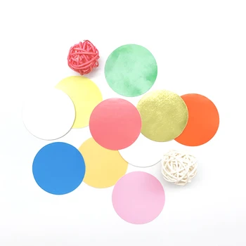 

80pcs/pack 50mm Creative Stationery For DIY Color Round Label Sealing Sticker Baking Biscuit Stickers