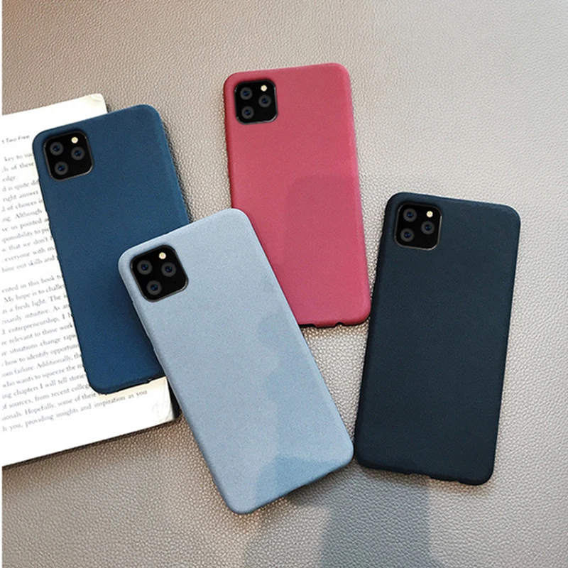

Phone Case For Redmi Note 7 6 5 Pro 4 3 5A 4X Soft Sandstone Matte TPU Silicon Case For Redmi 7 6 5 4X 4A S2 Fundas Capa