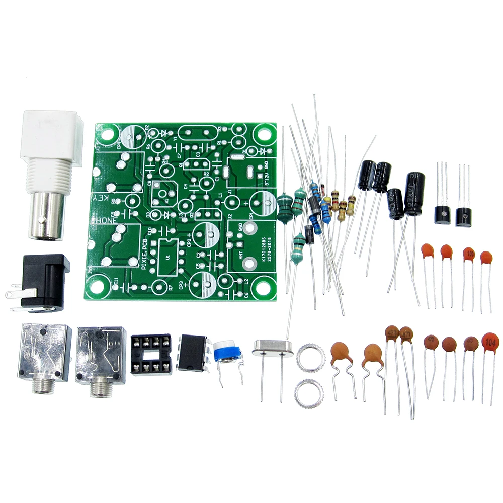 DIY радио 40 м CW короткий волновой передатчик QRP Pixie Kit приемник 7 023-7 026 МГц DC 9V-14V |