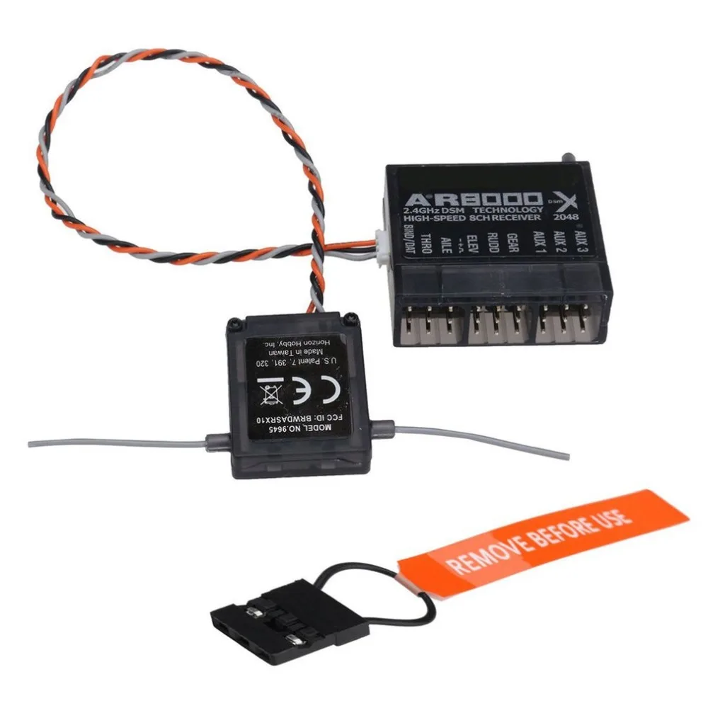 Канальный приемник SPMAR8000 8Ch DSMX высокоскоростной приемник удлиненная антенна DX7s DX8 DX9