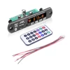 6W 50W Amplifier Handsfree MP3 Player Decoder Board 5V 12V 18V Bluetooth 5.0 Car FM Radio Module Support FM TF USB AUX Recorders ► Photo 2/6