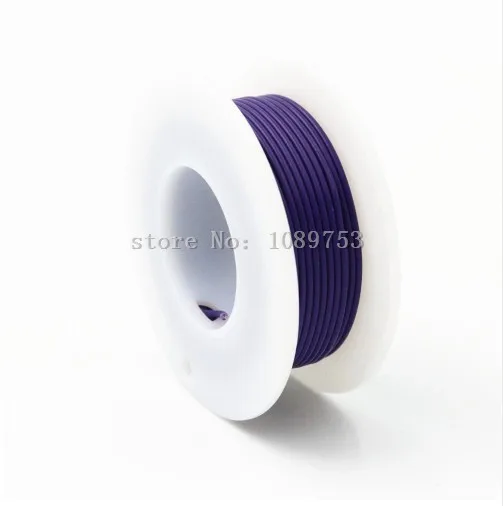 10 метров 1,3 мм Электрический ПВХ кабель Луженая Медь 26AWG светодиодный кабель, провод в оплетке из ПВХ, 26 awg UL1007 удлинитель подключить провод - Цвет: Purple