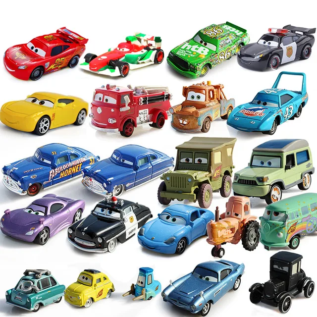 2020 Pixar Cars 2 3 Lightning McQueen Mater Jackson Storm Ramirez 1:55 Diecast Vehicle Metal Alloy Kid Toys Christmas Gifts 1