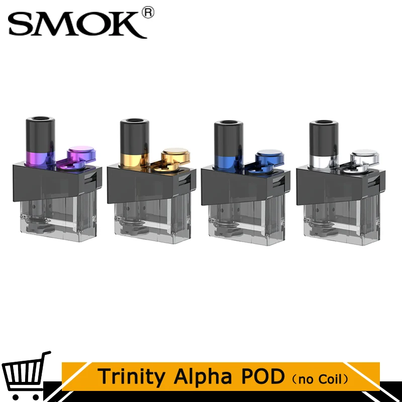 2 шт./лот оригинальный сменный картридж SMOK Trinity Alpha 8 мл атомайзер для электронной