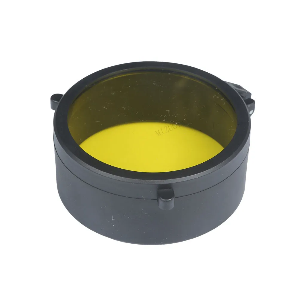 Transparent Rifle Scope Cover Protection 30mm-69mm Lens Cover Flip Up Quick Spring Cap Yellow Objective Lense Lid Hunting rifle scope lens cover rifle scope protector