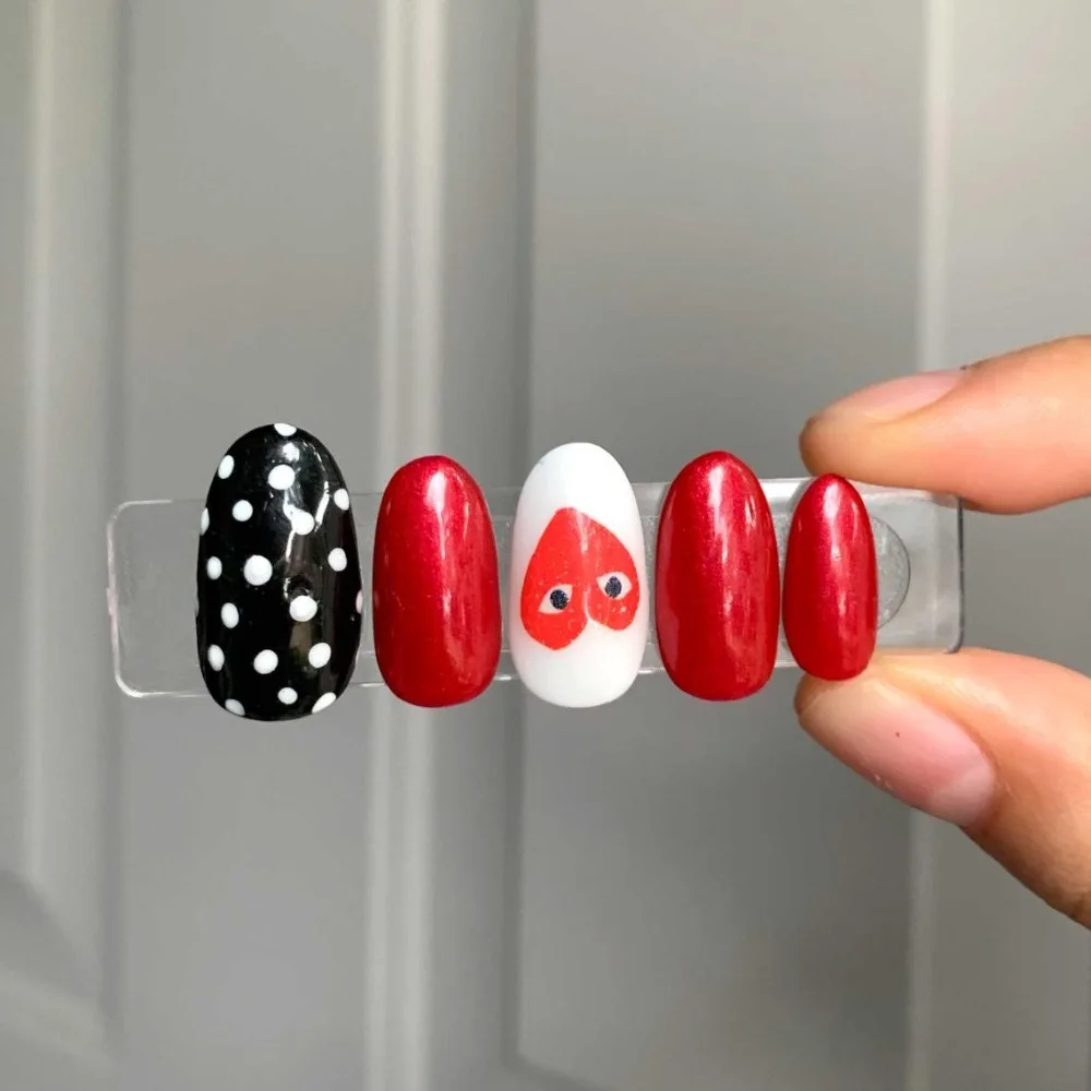 Acrylic Tabletop Acrylic Nail Art Display Irregular Board Transparent Nail Art Showing Holder, Acrylic Dust-proof Display Board