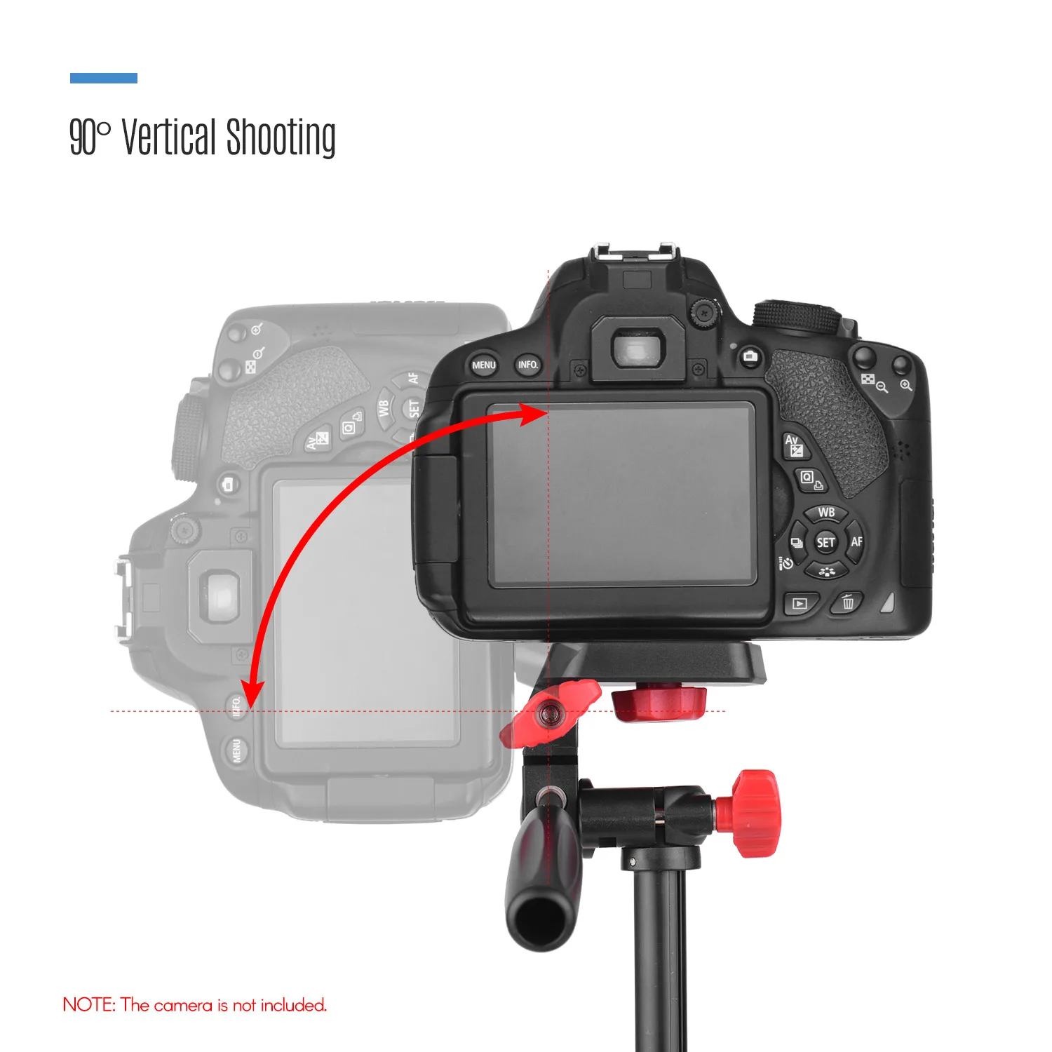 KINGJOY VT-832 штатив-Трипод для мобильного телефона с держателем Портативный фотография Штатив-тренога с 1/4 дюйма представляет наиболее продаваемые наборы винтовых весом более 2 кг загрузка макс