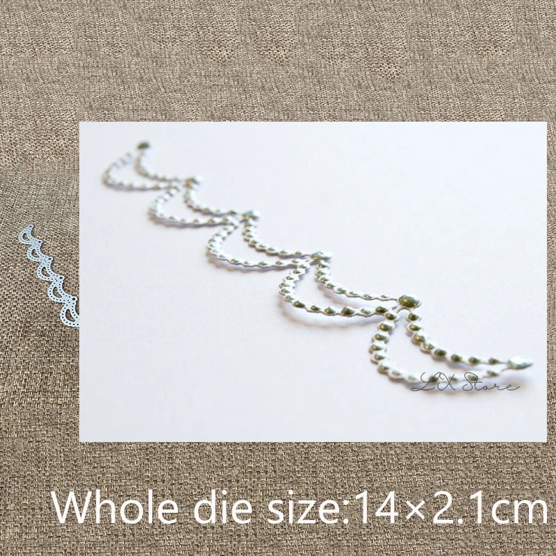 Новый дизайн ремесло металлическая высечка кисточка цепочка украшение для краев