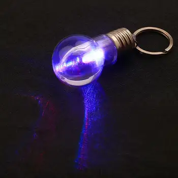 

LED 3*6cm Key Chain Key Ring Luminous Ornament Decoration Party Supply Fashionable Novelty Gifts Lighting Fixture Light Bulb
