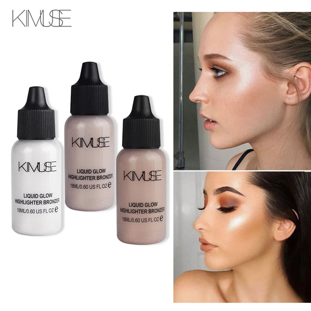 KIMUSE коробка для макияжа лица мерцающий праймер ультра-концентрированный подсвечивающий бронзирующий макияж консилер жидкий хайлайтер косметика