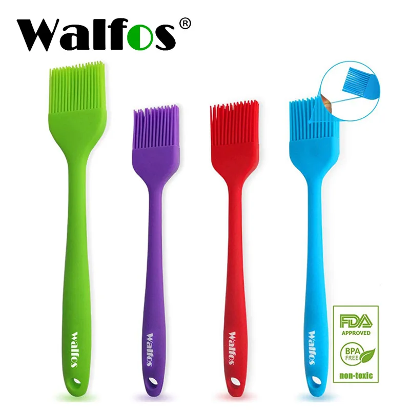 BBQ Silicone Oil Brush Basting Cake Bread Butter Baking Heat Resistant Barbecue Kitchen Accessories silicone cake brush,pastry brush