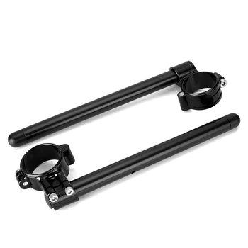 

33mm 35mm 37mm New motorcycle universal adjustment aluminum alloy detached handlebar split Cafe Racer clip on handlebar 22mm