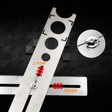 Локатор дыр из нержавеющей стали Универсальный Регулируемый керамический плитка вспомогательный мраморный Пробивной сверлильный портативный инструмент