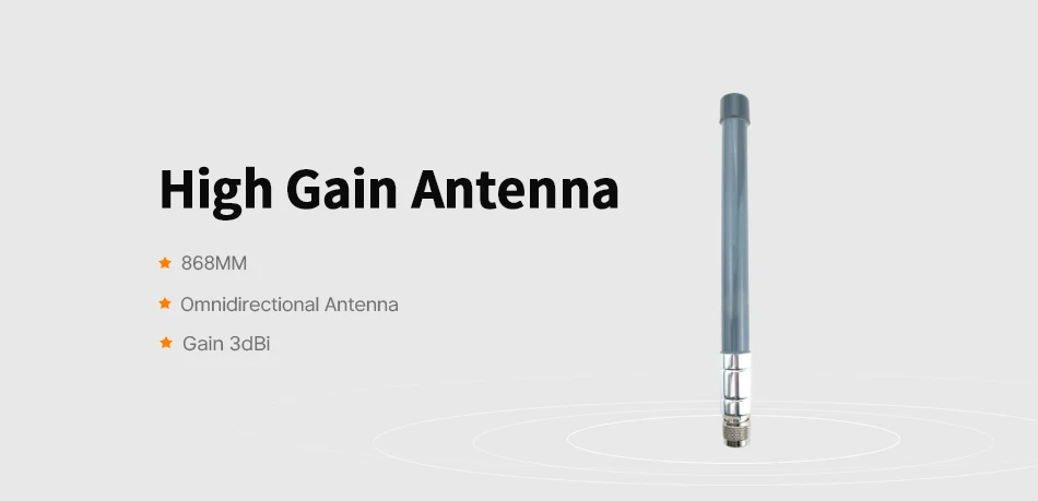 Fiberglass Antenna Kit LoRa 868Mhz Outdoor Wifi Helium Miner Antenna  High Gain 3dBi Signal Amplifier N Male Long Range LoRaWAN Gateway TX868-BLG-26 best antenna for bobcat