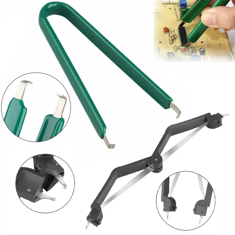 Details about / 5PC IC Extractor Clip Collet Parts CPU Remover Clip for Electronic IC Repair Hot
