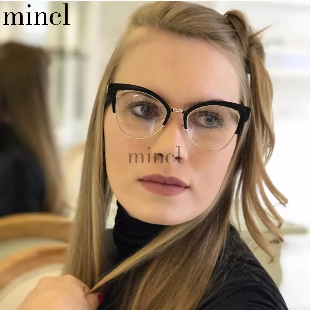 Новинка модные кошачьи оптические очки в оправе фирменный дизайн винтажные женские очки с котом прозрачные черные леопардовые с коробкой NX