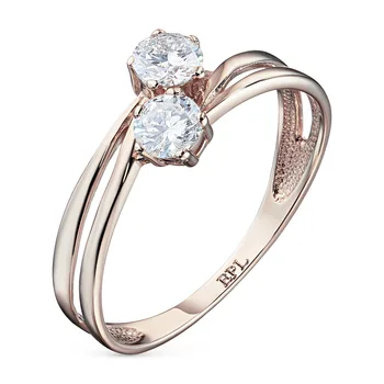 

A ring of red gold diamond e0201kts10092100