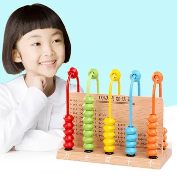 

Wooden Craft Math Puzzle Number Counting Game For Kids Early Education Toys
