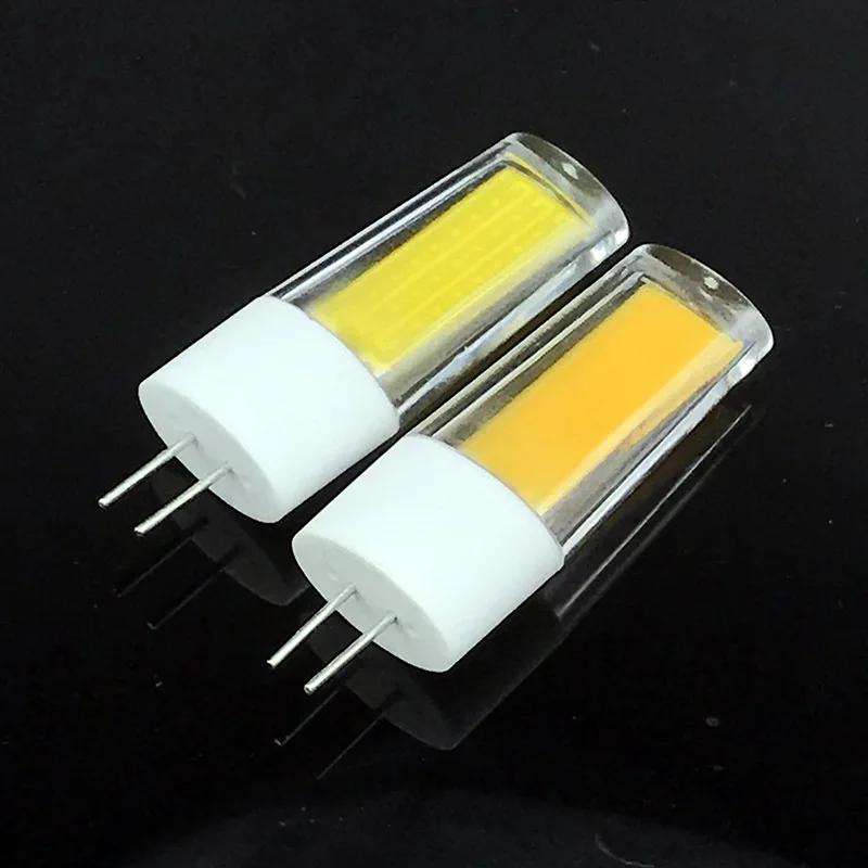 G9 5W 480lm 2609 COB 2700K 6400K Светодиодный точечный светодиод с регулируемой яркостью лампочки AC 220 V-240 V, G9 G4 база, кукурузная лампочка для домашнего освещения