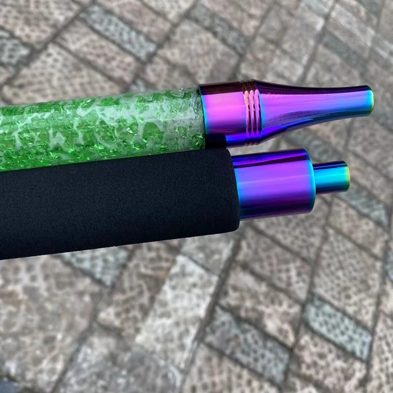 Hookah Accessories Hookah Mouthpieces 38Cm Hookah Quick Freeze Shisha Mouthpieces With Sponge Cool By Ice Fits Any Hose Handle Narguile Accessories