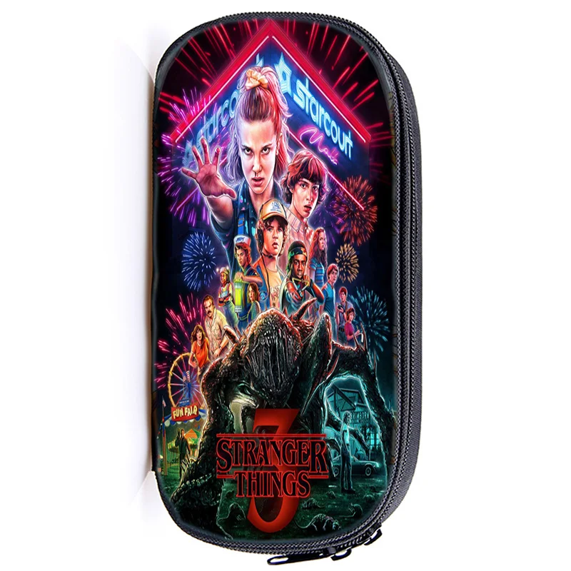 Горячая Распродажа, пенал Stanger Things, детские школьные сумки для мальчиков и девочек, милые модные новые высококачественные Канцтовары, модная ручка