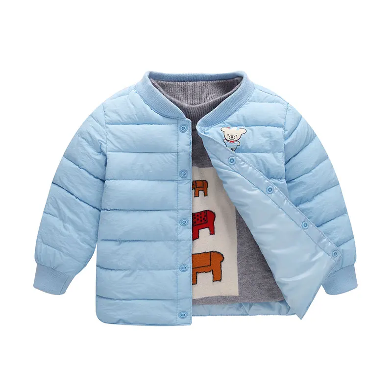 Baby and children's winter jacket children's thick coat children's warm clothes boys and girls lightweight children's jacket