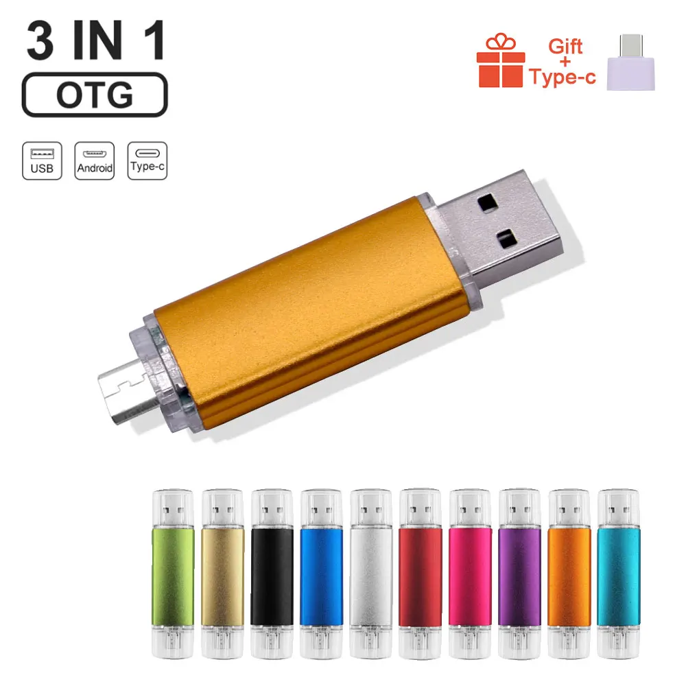 Флеш-накопитель Usb OTG с логотипом сделай сам 16 ГБ 32 64 128 Мб флешка металлический