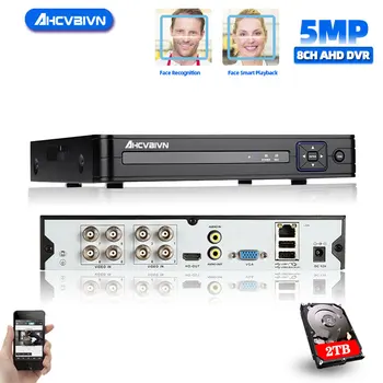 

NEW emeye DVR 8 Channel Video Recorder H265 5MP 4MP 1080P 8CH 5 in 1Hybrid dvr function for CCTV XVi TVi CVI IP Camera