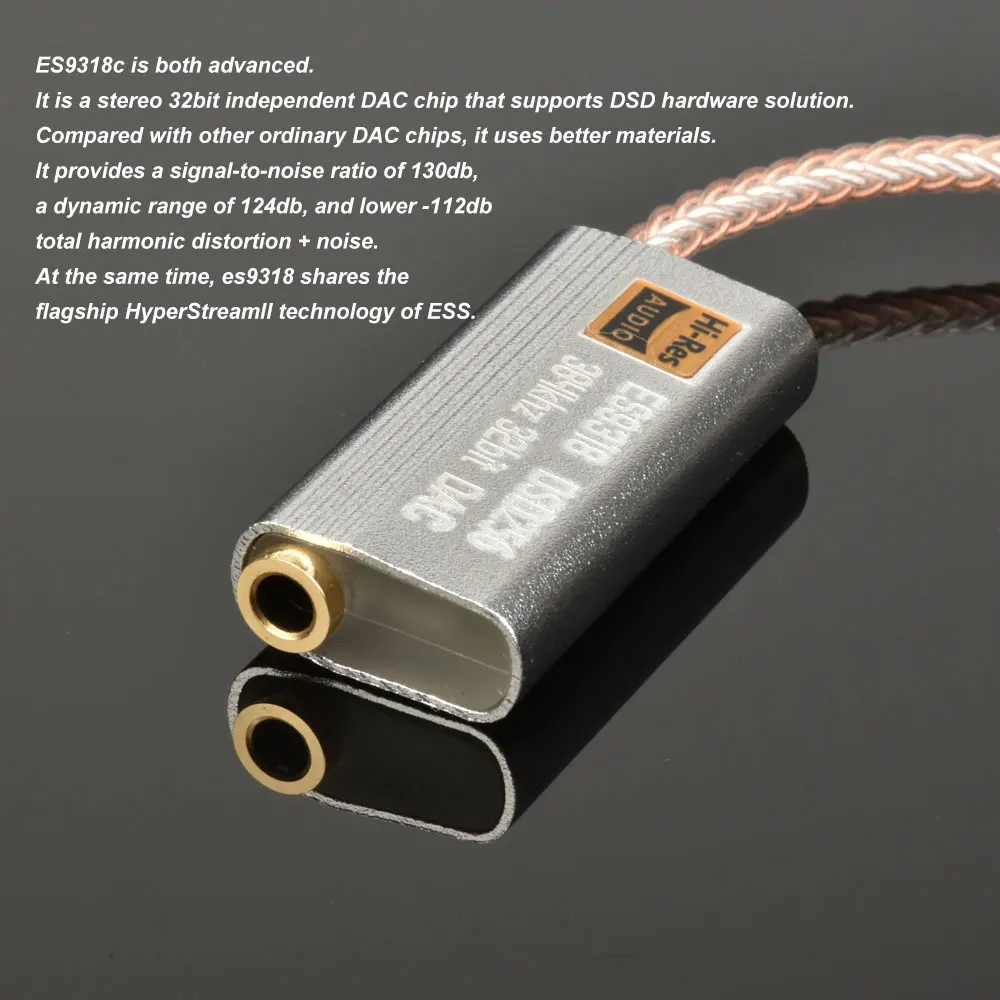 Fones de Ouvido para Dispositivos Adaptador para Amplificador Cabo sem Fio Móveis Modelo Novo Dac Dsd100 % - Image 3