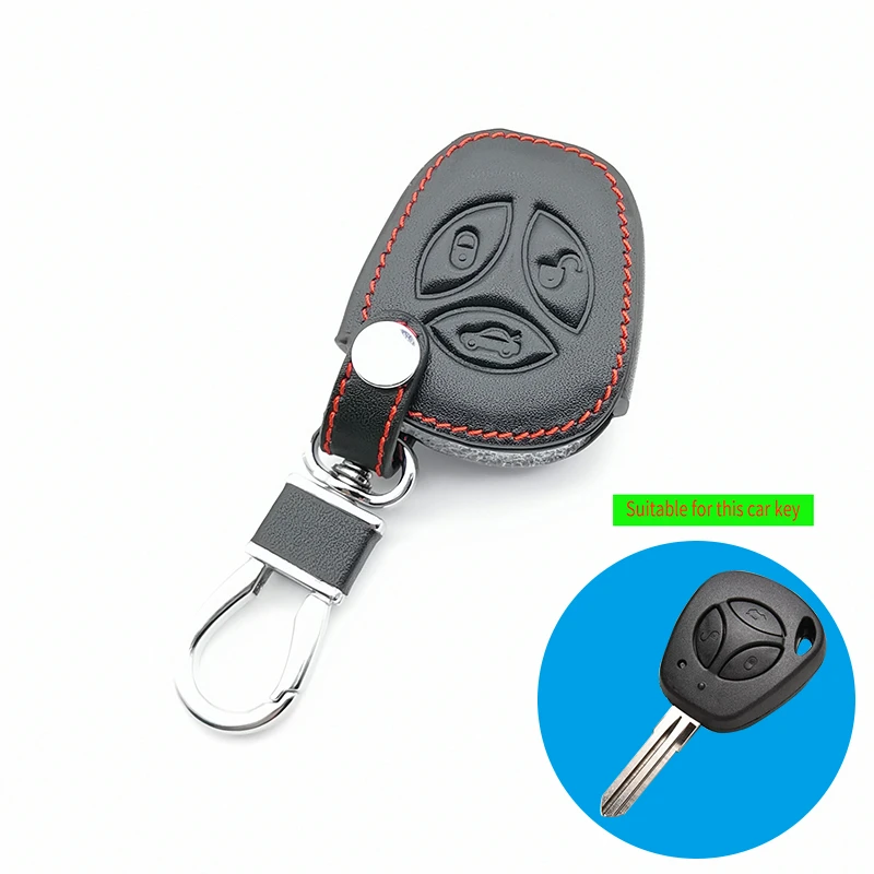 Key Case Cover Car Leather Key Case Keyboard Cover For LADA sport Sedan Priora Kalina Granta Vesta X-Ray Car Keys Accessories